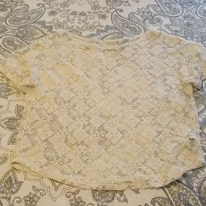 Joe Fresh large lace top